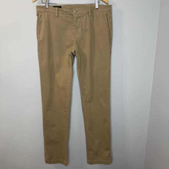 Mason's Forte Dei Marmi Tan Men's Chino Pants Slim Fit Stretch Sz 32 New - Picture 1 of 14